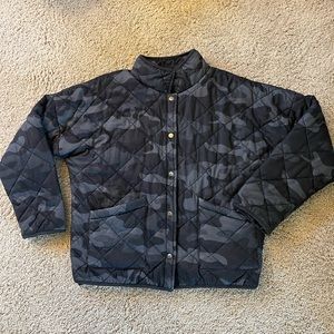 Pink Lily Quilted Camo Jacket